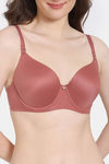 Zivame Marshmallow Padded Wired 3/4Th Coverage T-Shirt - Dusty Cedar — thumbnail 5
